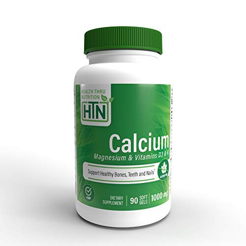 Calcium 1000mg and Magnesium 400mg with Vitamin D3  and  K _90 Softgels_