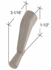 Stone Crank Handle  3 8 inch  Spline Size for Andersen Windows
