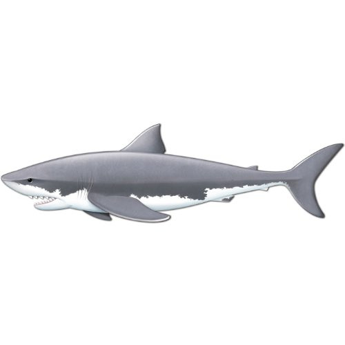 Beistle 57932 Jointed Shark, 5-Feet 11-Inch