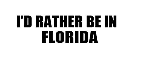 PressFans _ I'd Rather BE in Florida Uruguay Decal Car Laptop Wall Sticker PressFans _ I'd Rather BE in Florida Uruguay Decal Car Laptop Wall Sticker