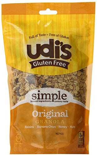 Udi's Gluten Free Granola, Original, 12-Ounce Pouches (Pack of 3)