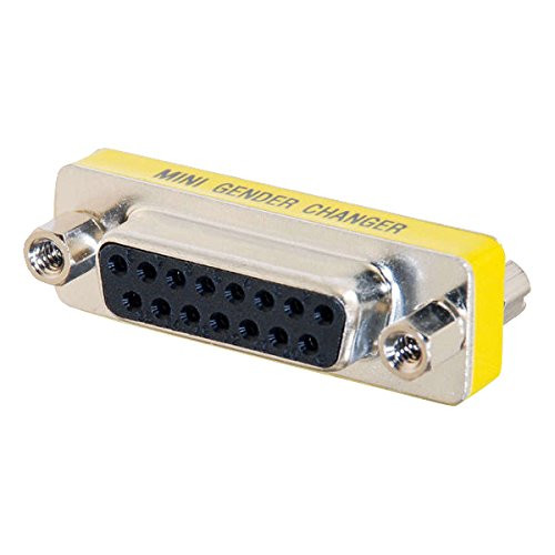 C2G Cables to Go 02772 DB15 F F Mini Gender Changer _Coupler_