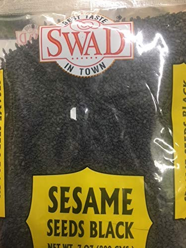 Great Bazaar Swad Sesame Seed Black_ 7oz_ 7 Ounce