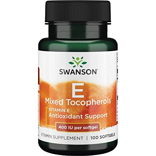 Swanson Vitamin E Mixed Tocopherols 400 Iu _268 Milligrams_ 100 Sgels
