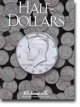 Harris Coin Folder _ Half Dollars _ Plain Folder  8HRS2698