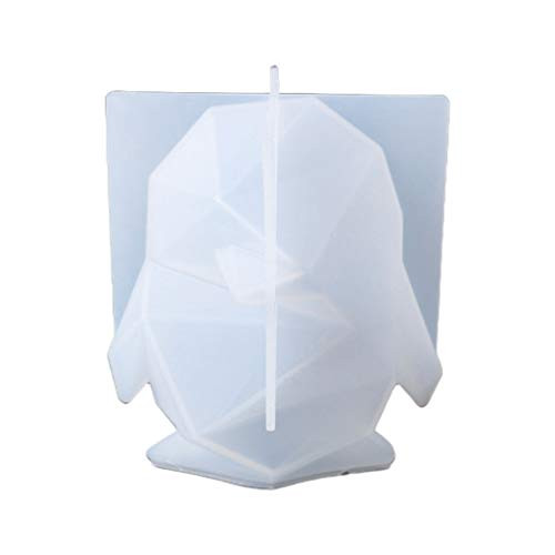 Resin Casting Molds Crystal Epoxy Resin Mold 3D Penguin Pendant Casting Silicone Mould DIY Crafts Jewelry Decorations Making Tools Epoxy Resin Casting Art Molds