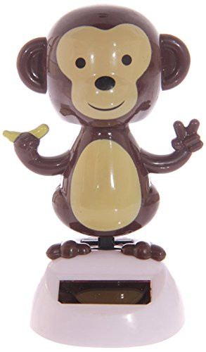 OTC Dancing Monkey  Solar Powered Novelty Toy _ Wiggles dances in Sunlight