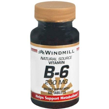 Vitamin B_6 TABS 250 MG WMILL Size  60