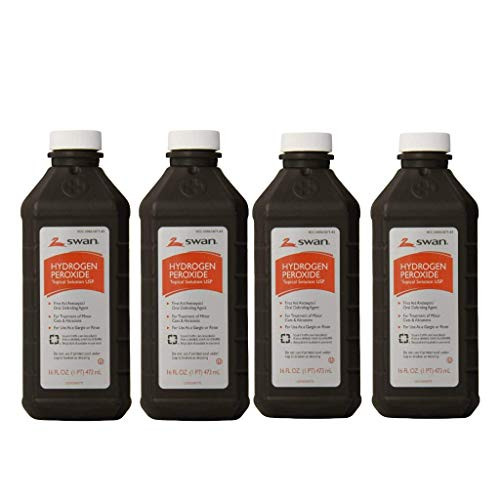 Swan Hydrogen Peroxide Topical Solution 16 oz _Pack of 4_