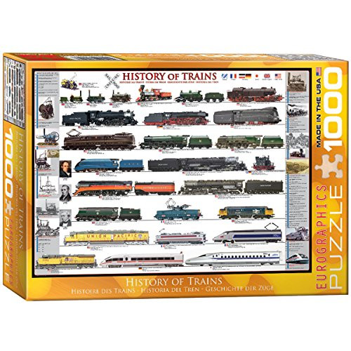 EuroGraphics History of Trains 1000 Piece Puzzle