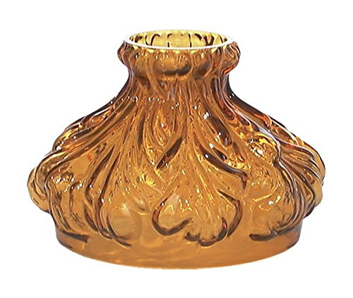 B and P Lamp Amethyst Glass Miniature Plume Shade_