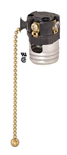 B and P Lamp Pull Chain Socket Interior_ No Paper Insulator