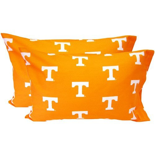 College Covers Tennessee Volunteers Pillowcase Pair - Solid (Includes 2 Standard Pillowcases)