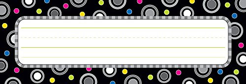 Creative Teaching Press Party Name Plates_ Polka Dot _3888_