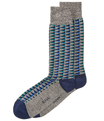 Alfani Men's Triangle Dress Socks_ Blue