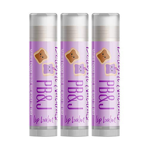 Delight Naturals PB and J Lip Balm _Grape_ _ Set of Three