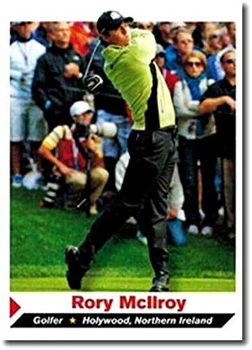 SPORTS ILLUSTRATED Rory McIlroy 2013 inch 1ST Printed PGA Golf Rookie Card  214! W H TOP Loader!