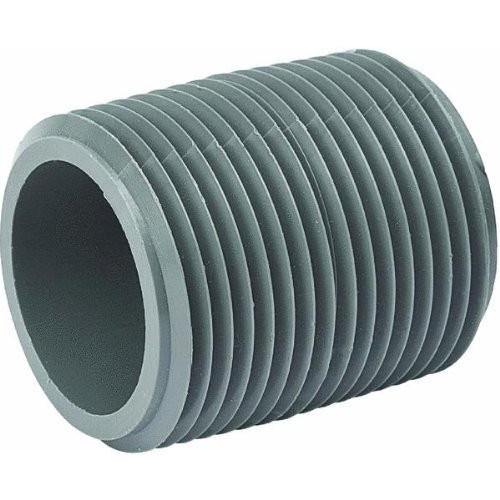 B  and  K Pvc Nipple 1_1 4  inch  Gray Schedule 80