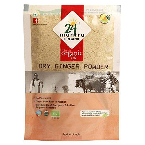 24 Mantara 24 Mantra Organic Dry Ginger Powder _ 7 Ounce __ __