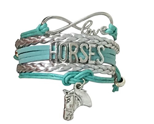 Infinity Collection Horse Charm Bracelet_ Horse Lovers Equestrian Jewelry for Her Infinity Collection Horse Charm Bracelet_ Horse Lovers Equestrian Jewelry for Her