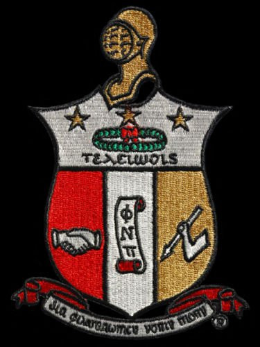 Kappa Alpha Psi Shield Cotton Emblem Patch 3 inch