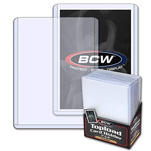BCW 3X4 Premium Toploader Card Holder _ 25ct Pack