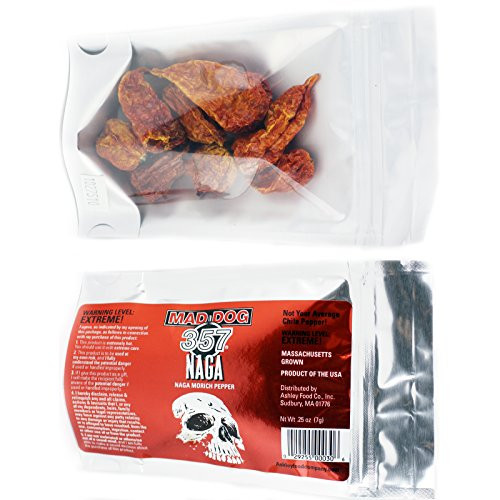 Mad Dog 357 Dried Naga Morich Peppers _7 grams_