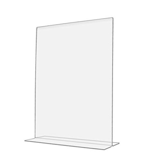 Marketing Holders Sign Holder Stand Literature Flyer Poster Frame Letter Notice Menu Pricing Deli Table Tent Countertop Expo Event Display Double Sided Bottom Loading 8.5 inch w x 11 inch h Pack of 1 Marketing Holders Sign Holder Stand Literature Flyer Poster Frame Letter Notice Menu Pricing Deli Table Tent Countertop Expo Event Display Double Sided Bottom Loading 8.5 inch w x 11 inch h Pack of 1