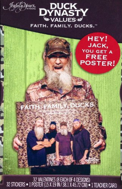 Duck Dynasty Valentine Cards ! Family Values by A and E Duck Dynasty Valentine Cards ! Family Values by A and E