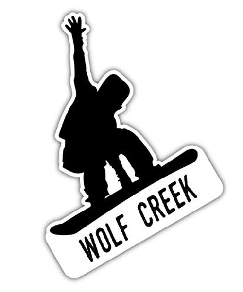 Wolf Creek Colorado Ski Adventures Souvenir 4 Inch Vinyl Decal Sticker Board Design Wolf Creek Colorado Ski Adventures Souvenir 4 Inch Vinyl Decal Sticker Board Design
