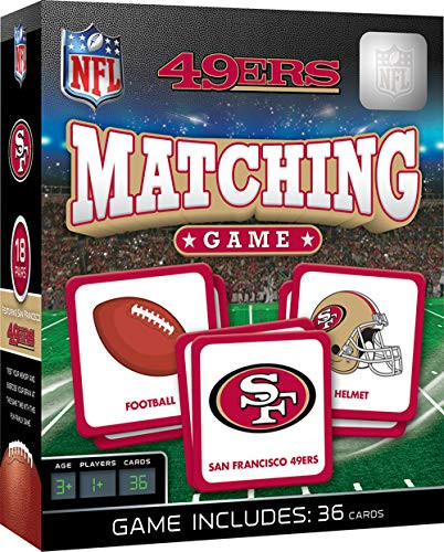MasterPieces NFL San Francisco 49ers Matching Game_ For Ages 3 Plus