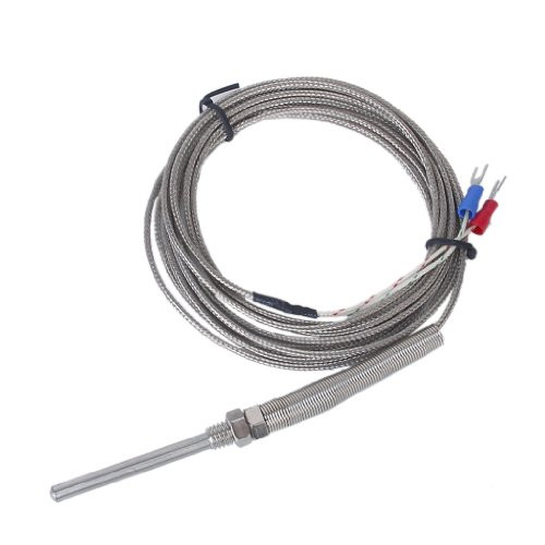 Gazechimp 50mm Spade K_Type Temperature Thermocouple Sensor Probe Range _100 to 1250 C
