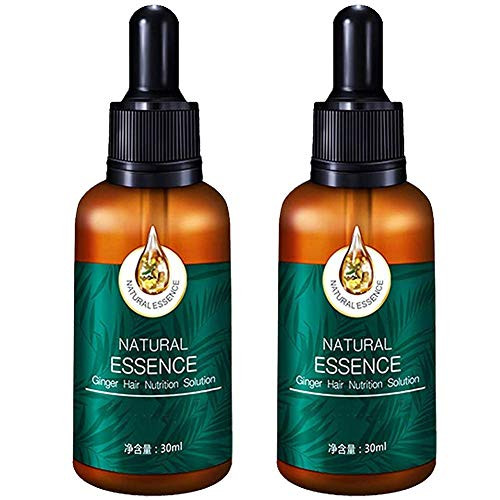 7X Rapid Growth Hair Treatment 7 Day Hair Growth Serum Essence Oil Regrow_ with Natural Vitamin Rich Treatm_ for Fuller Healthier Hair_ Prevent Hair Loss and Thinn 2pcs