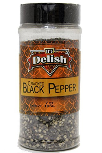 Black Pepper by Its Delish _Cracked_ 7 oz Medium Jar_