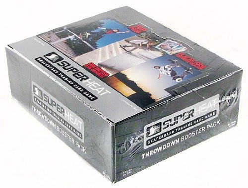 Super Heat Skateboard Trading Card Game Throwdown Booster Box 24 Packs