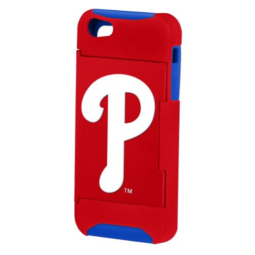 Forever Collectibles MLB Hideaway Credit Card iPhone 5 Hard Case - Retail Packaging - Philadelphia Phillies