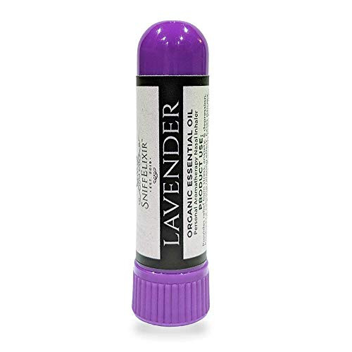 Lavender Essential Oil Aromatherapy Nasal Inhaler _ Personal Diffuser Sniffer Stick _ Pure Organic Undiluted Oil for Calming_ Relaxation_ Nausea Relief_ Sleep Aid _ All Natural _ Kid  and  Pregnancy Safe