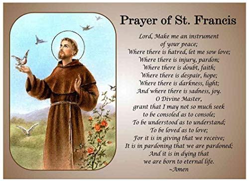 Prayer of St. Francis of Assisi MAGNET