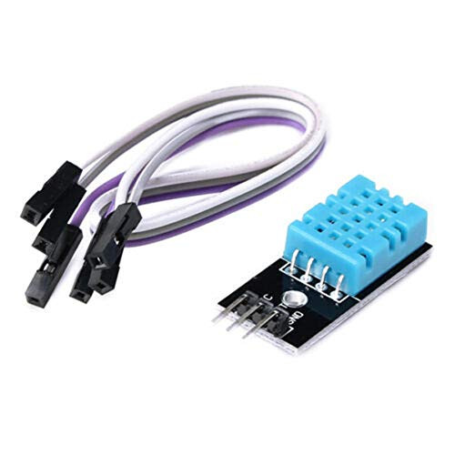 YiYaYo 5pcs DHT11 Temperature Humidity Sensor Module Digital Temperature Humidity Sensor 3.3V_5V Humidity Measure Range 20 Percent _95 Percent  Temperature Measure Range 0_50? Celsius with Dupont Wires
