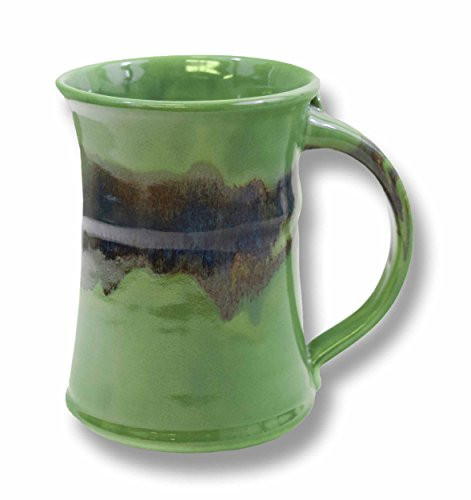 Clay in Motion Handmade Ceramic Large Mug 20oz - Misty Green