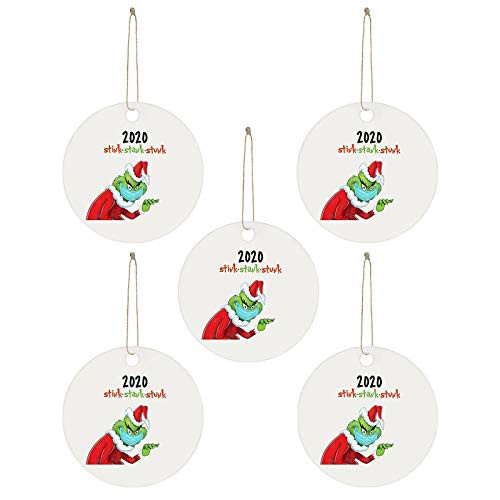 2020 Stink Stank Stunk Christmas Ornaments_ Unique Christmas Hanging Ornament for Christmas Tree Decorations_ Grinch Ornament Xmas Decorating Set Creative Friends Gift for Family Holiday _C_ 5_ 2020 Stink Stank Stunk Christmas Ornaments_ Unique Christmas Hanging Ornament for Christmas Tree Decorations_ Grinch Ornament Xmas Decorating Set Creative Friends Gift for Family Holiday _C_ 5_