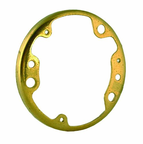 Hubbell-Raco 6298 4-3/16-Inch Round Brass Floor Box Tile Ring