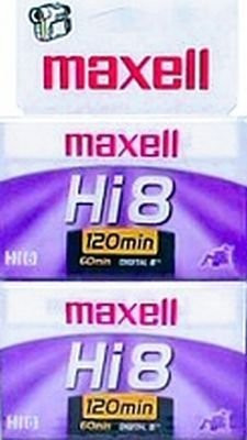 Maxell Hi-8 Tape XR Metal 120 min 8 mm (2-Pack)