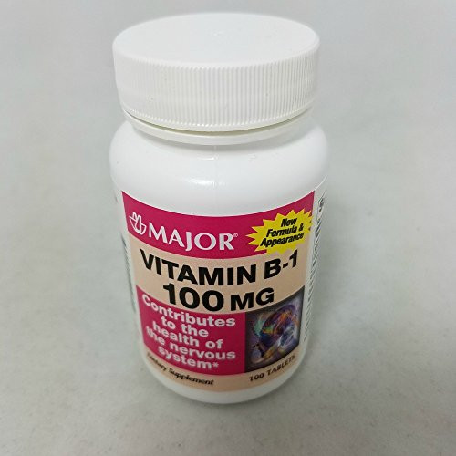 Vitamin B_1 100 mg Tablets 1X100 Each Mfg. By Major Pharmaceu