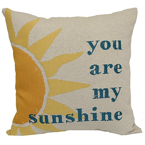 Brentwood Originals 8022" You are My Sunshine Decorative Pillow, 18"