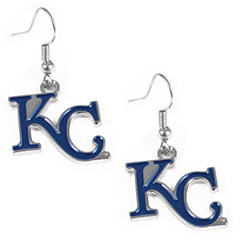 Pro Specialties Group Kansas City Royals J_Hook Logo Dangle Earrings