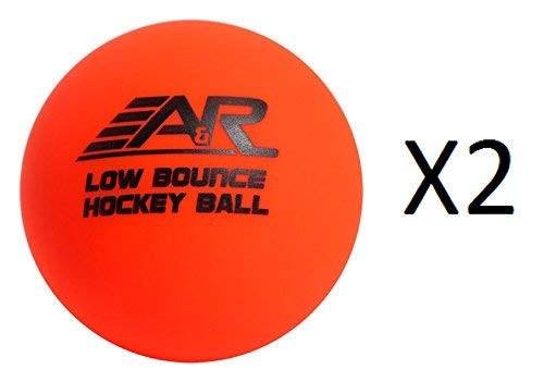 A and R Low Bounce Street Hockey Ball_ Orange 60? and Above _Pack of 2_ A and R Low Bounce Street Hockey Ball_ Orange 60? and Above _Pack of 2_