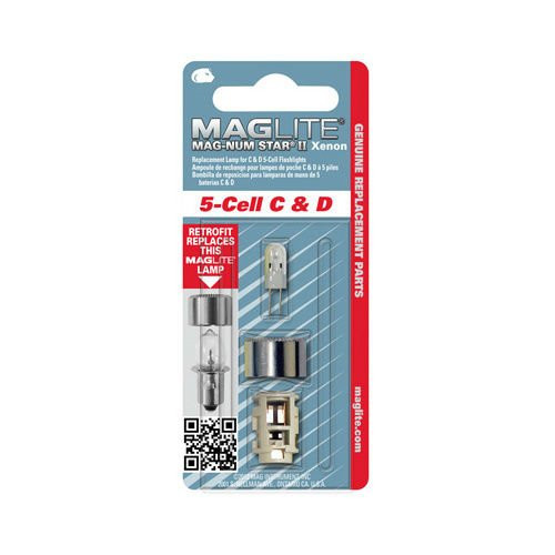 Maglite Lmxa501 5 Cell C  and  D Mag Magnum Star Ii Xenon Flashlight Bulb