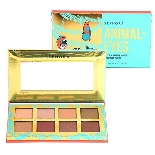 Sephora Animal Eyes Holiday Eyeshadow Palette _ Sparkle_ Shimmer_ Matte Shadows _ wildly festive_ limited_edition packaging_ mini eyeshadow palette perfect holiday