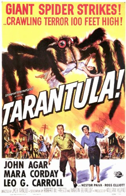 Pop Culture Graphics Tarantula Poster Movie 11x17 Leo G. Carroll John Agar Mara Corday Nestor Paiva